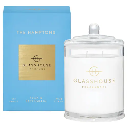 Glasshouse Fragrances THE HAMPTONS 380g Soy Candle