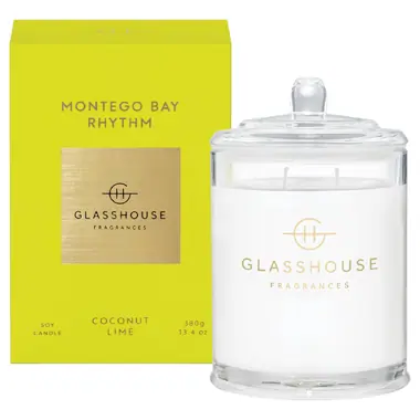Glasshouse Fragrances MONTEGO BAY RHYTHM 380g Soy Candle