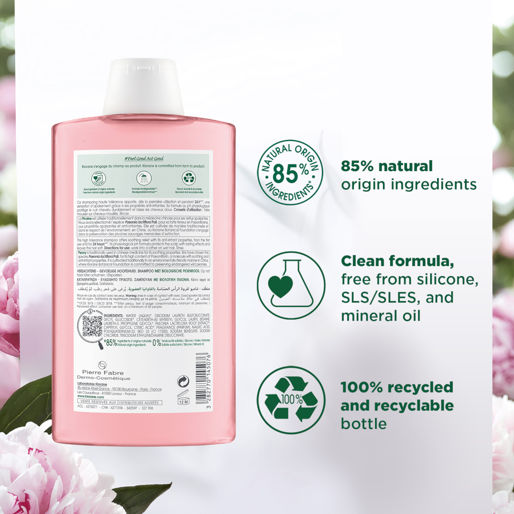 Klorane Shampoo with Peony Klorane Shampoo Adore Beauty