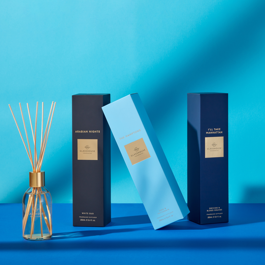 Glasshouse Fragrances THE HAMPTONS 250mL Fragrance Diffuser