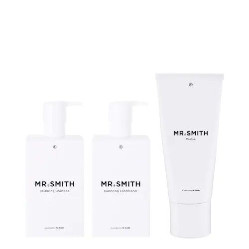 Mr. Smith Balancing Shampoo + Conditioner + Complimentary Masque Pack