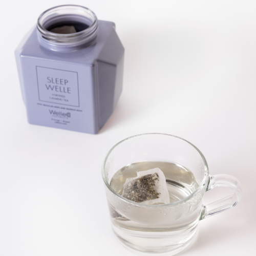WelleCo SLEEP WELLE Calming Tea Refillable Caddy 50 Tea Bags AU