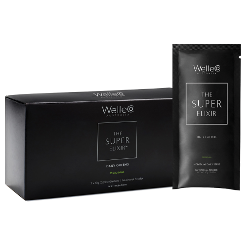 WelleCo SUPER ELIXIR Greens 7 Day Travel Set AU Adore Beauty