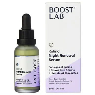 Revitalize Skin at Night: BOOST LAB Retinol Serum