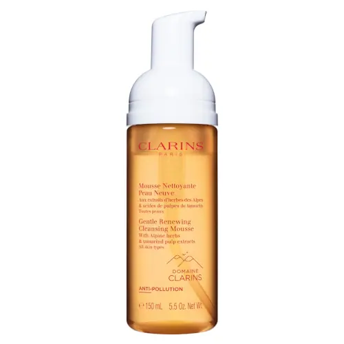 Clarins Gentle Renewing Cleansing Mousse - All Skin Types 150ml