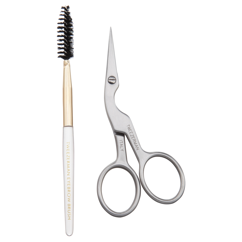 Tweezerman Brow Shaping Scissors & Brush