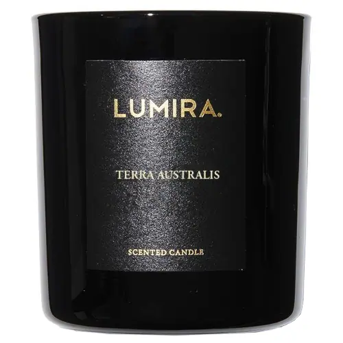 Lumira Black Candle Terra Australis 300g
