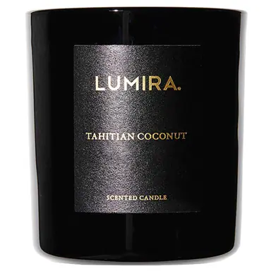 Lumira Glass Candle - Tahitian Coconut Large