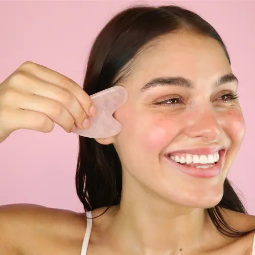 SALT BY HENDRIX Rose Quartz Gua Sha - Face Sculpting Tool