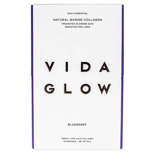 Vida Glow Natural Marine Collagen - Blueberry