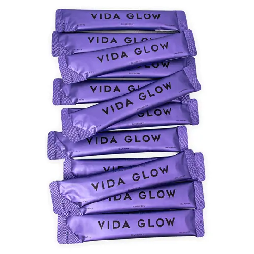Vida Glow Natural Marine Collagen - Blueberry