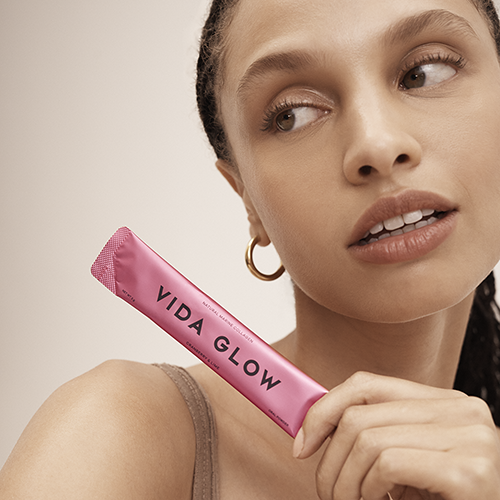 Vida Glow Natural Marine Collagen - Cranberry & Lime
