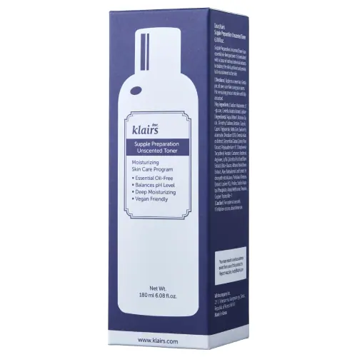KLAIRS Supple Preparation Unscented Toner 180ml
