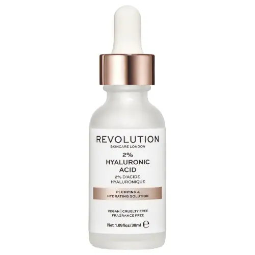 Revolution Skincare 2% Hyaluronic Acid Plumping & Hydrating Solution 30ml