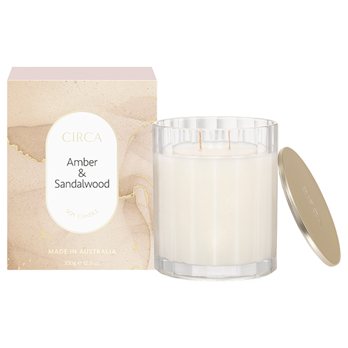 CIRCA  Amber & Sandalwood Candle - 350g by Circa