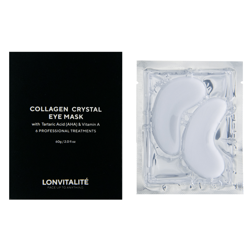 Lonvitalite C8 Collagen Crystal Eye Sheet Masks 6 Pack