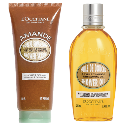 L'Occitane Almond Shower Duo 250ML, 200ML AU Adore Beauty