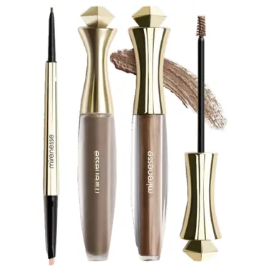 Mirenesse Master Perfect Brows All Day 3pce- Dark Brown