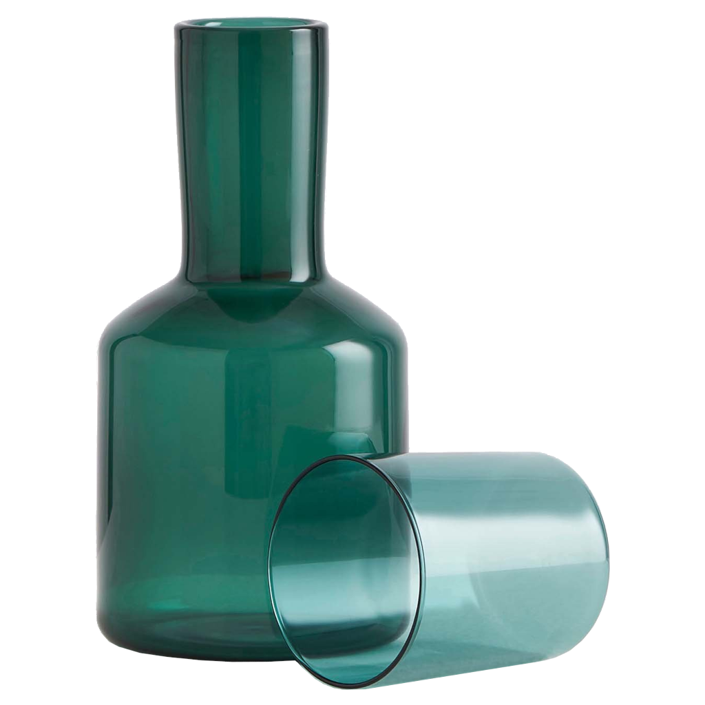 Maison Balzac J'Ai Soif Carafe Set Teal 