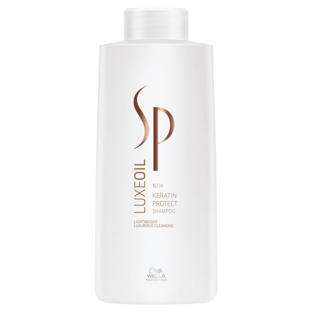 Wella Luxeoil Keratin Protect Shampoo – 33,8 Unzen (ca. 1 Liter), Für Geschütztes & Gepflegtes Haar