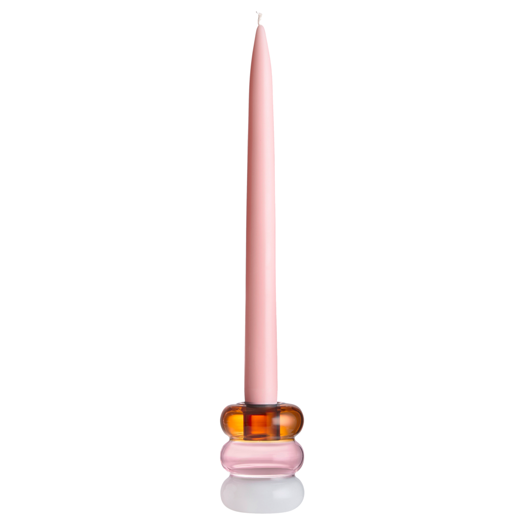 Maison Balzac 4 CHANDELLES - TAPERED CANDLES - PINK