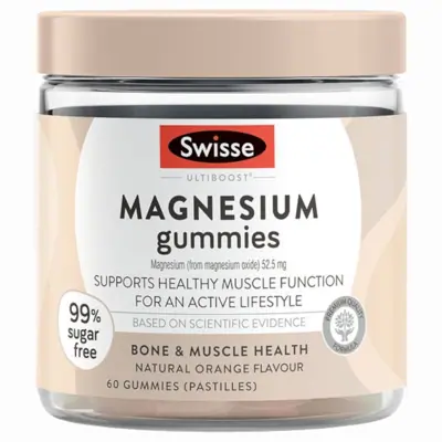7. Swisse Ultiboost Magnesium Gummies 60 Pack