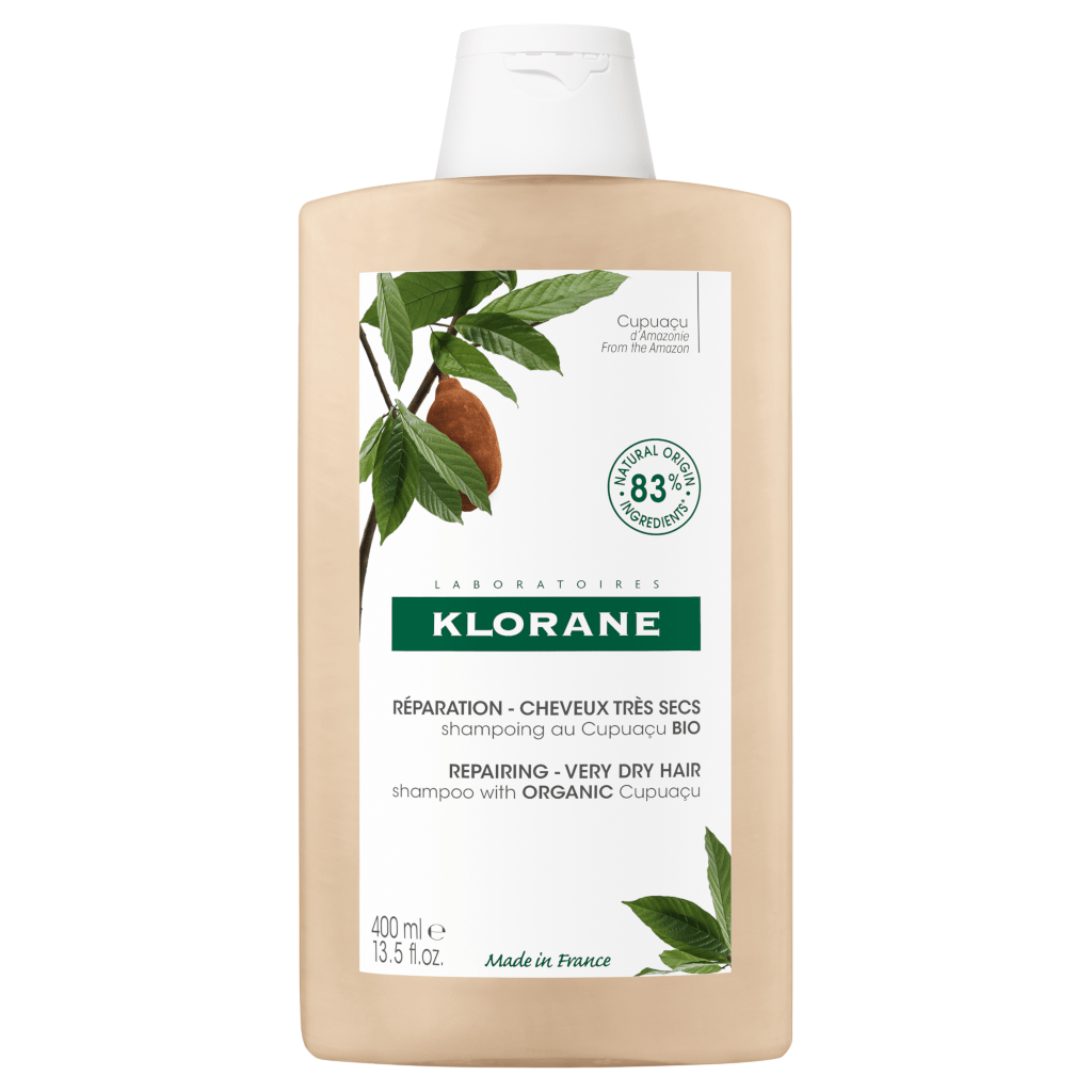 Klorane Intense Repairing Shampoo with Organic Cupuacu 400ml - Damaged Hair