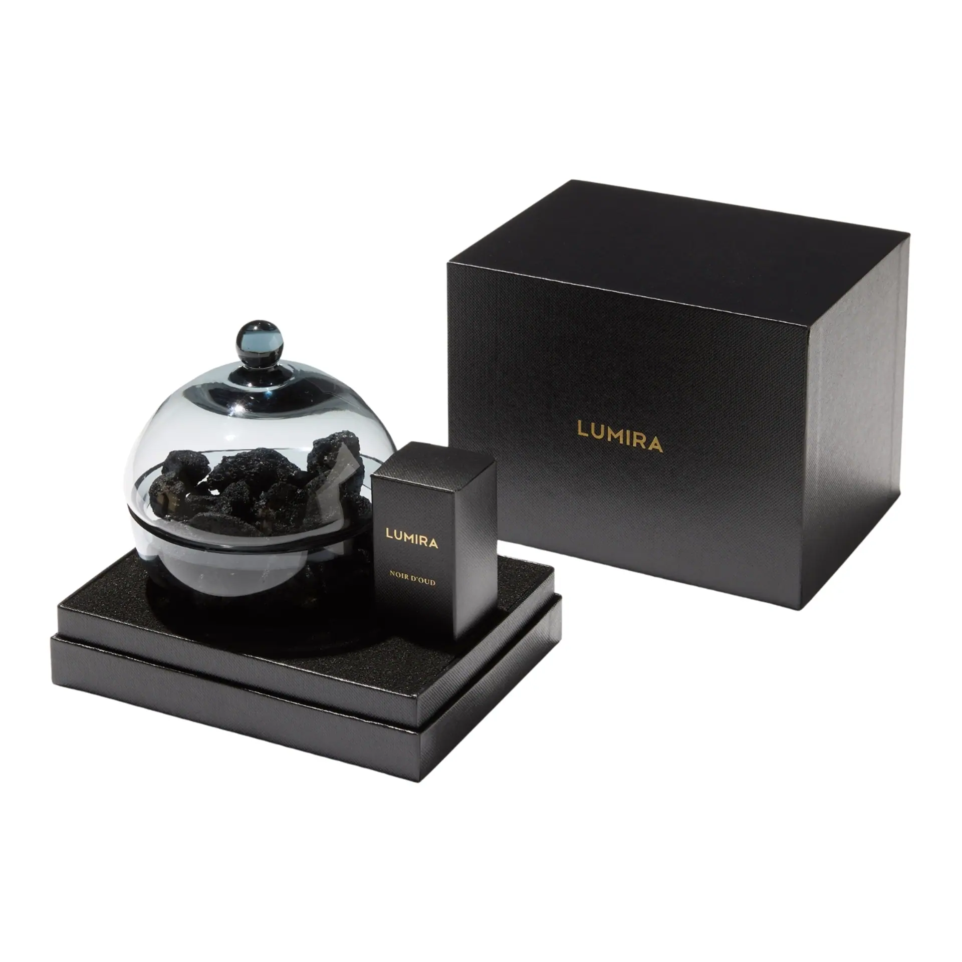 Lumira SPHERA Diffuser with Noir D'Oud Essentail Oil