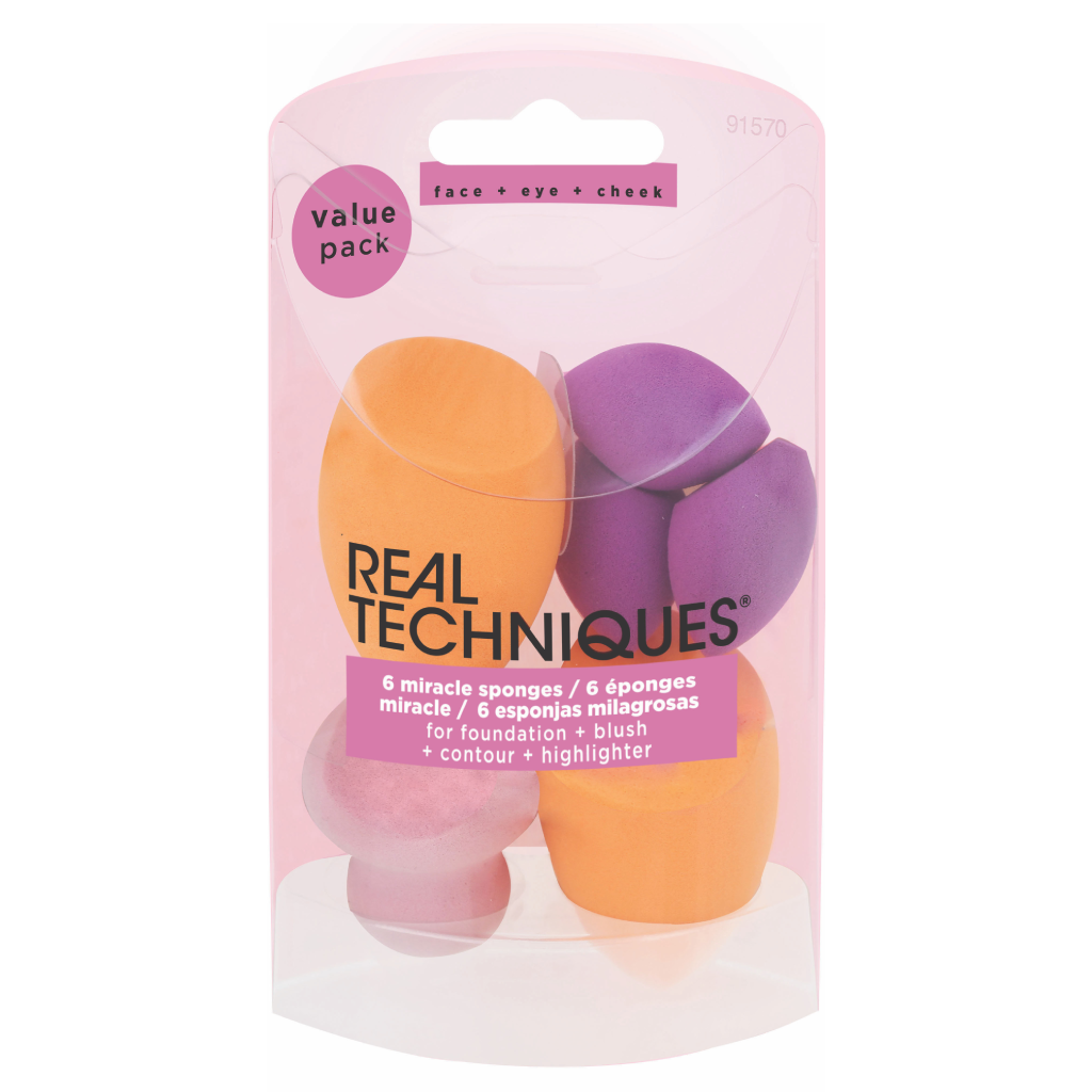 Real Techniques Miracle Sponges 6 pack