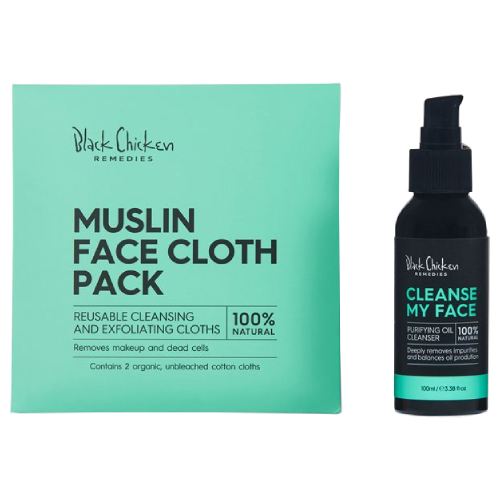 Black Chicken Remedies Muslin Face Cloth