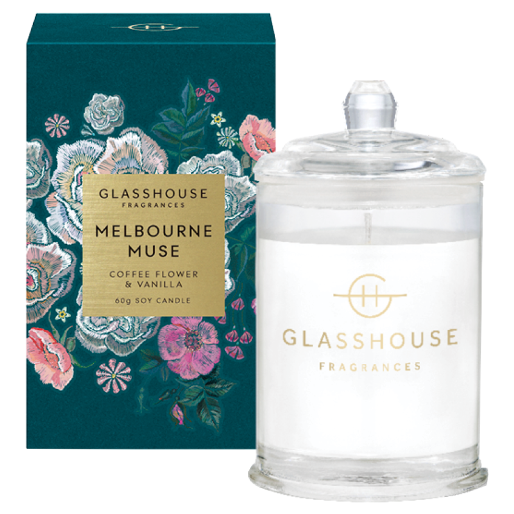 Glasshouse Fragrances Mother's Day Melbourne Muse Candle 60g AU