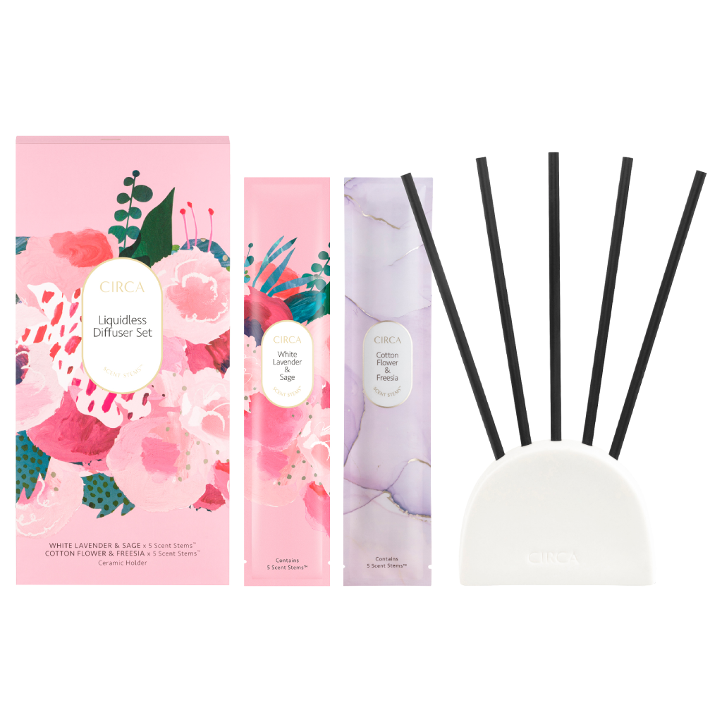 CIRCA Mother's Day Liquidless Diffuser Duo White Lavender & Sage