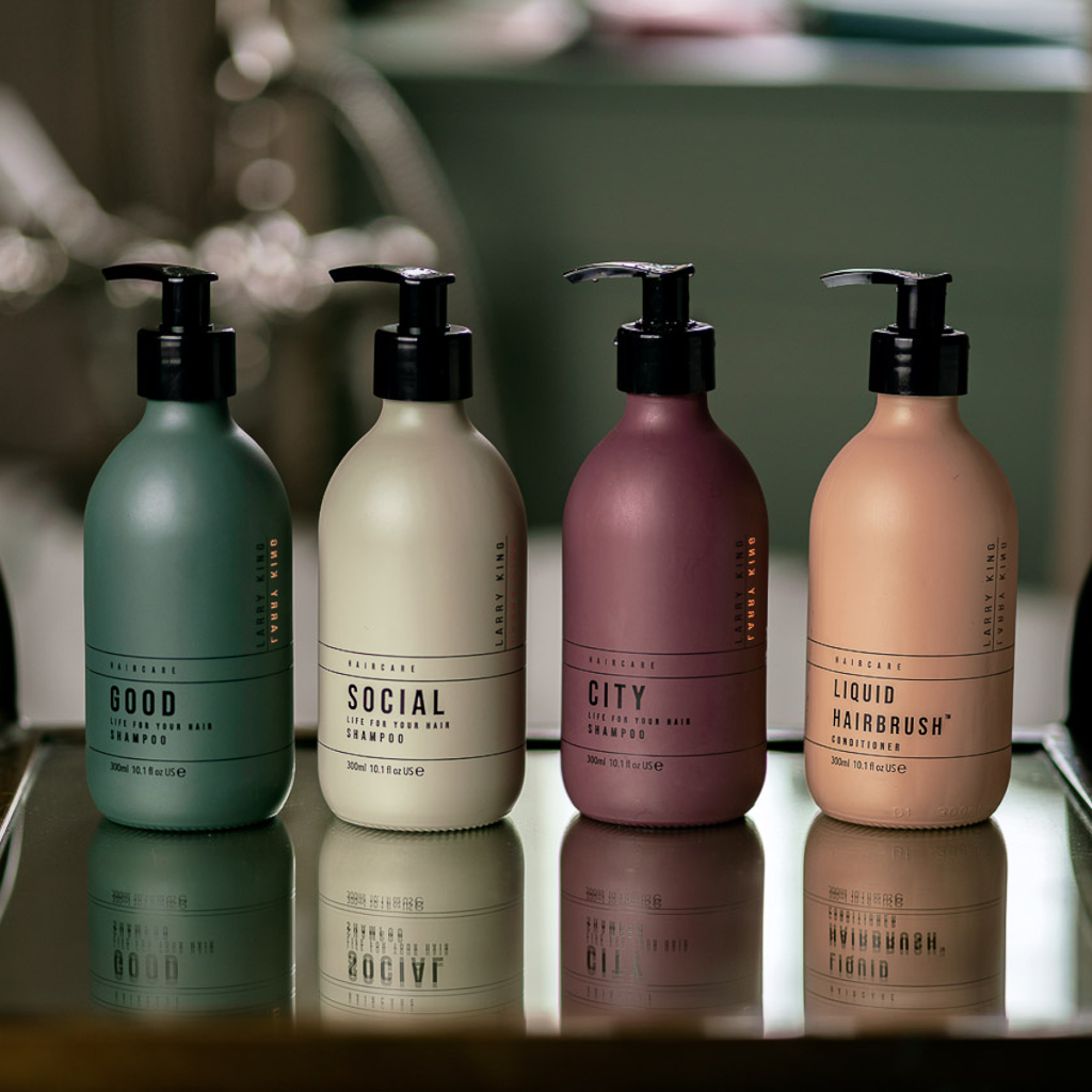 Larry King Liquid Hairbrush Conditioner