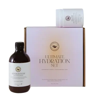 THE BEAUTY CHEF ULTIMATE HYDRATION SET GLOW 150G & HYDRATION 500ML - 30% OFF
