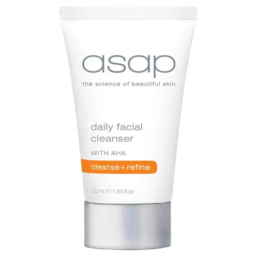 asap daily facial cleanser travel tube 50ml