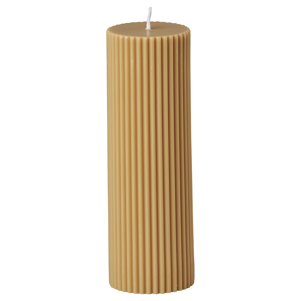 Black Blaze Wide Column Pillar Candle Honey AU Adore Beauty