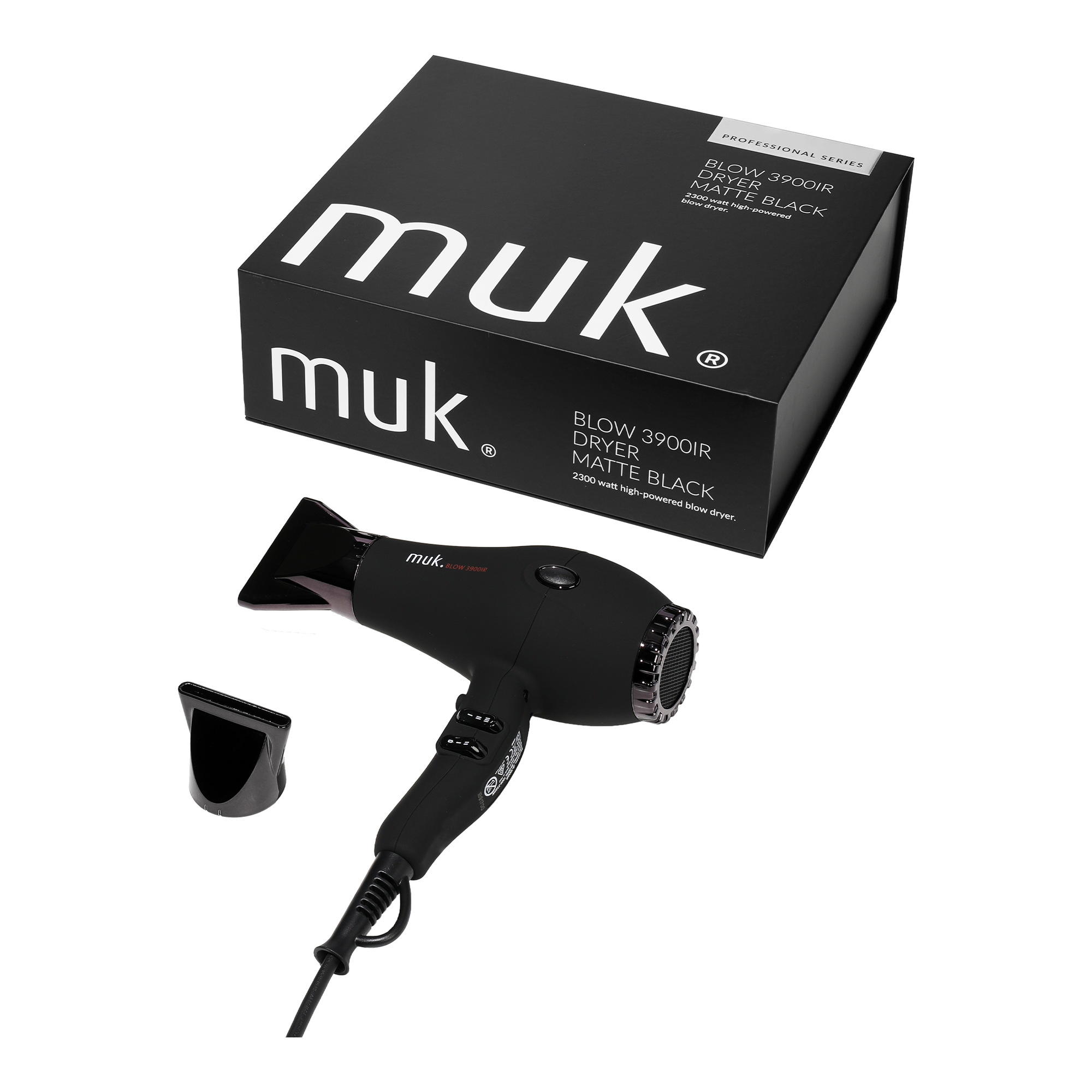 Muk Blow 3900IR Dryer Matte Black
