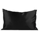 Kitsch Satin Pillowcase Standard - Black