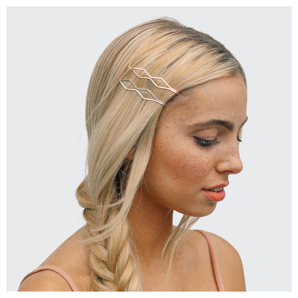 Kitsch Metal Bobby Pin - Diamond