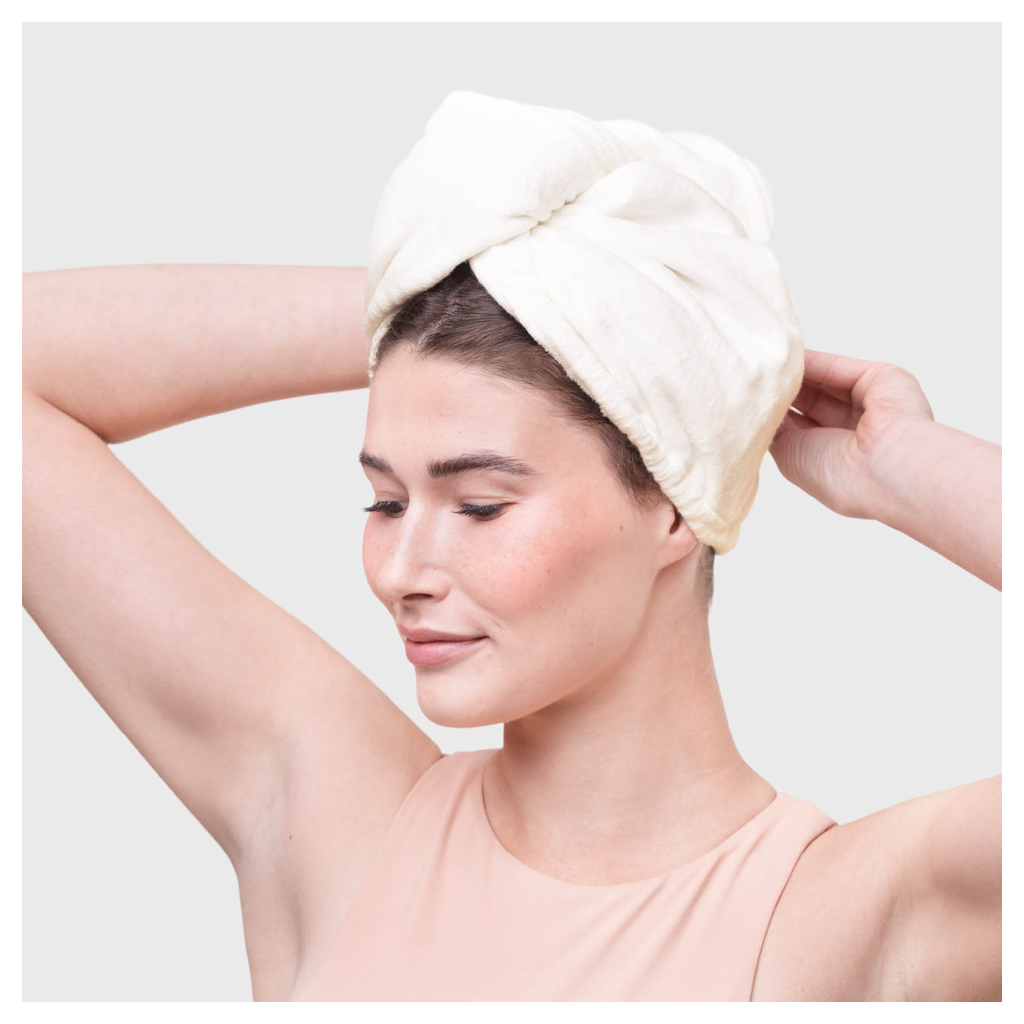 Kitsch Eco-Friendly Hair Towel - Ivory