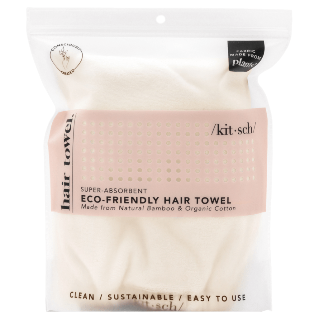 Kitsch EcoFriendly Hair Towel Ivory Kitsch Hair Towel