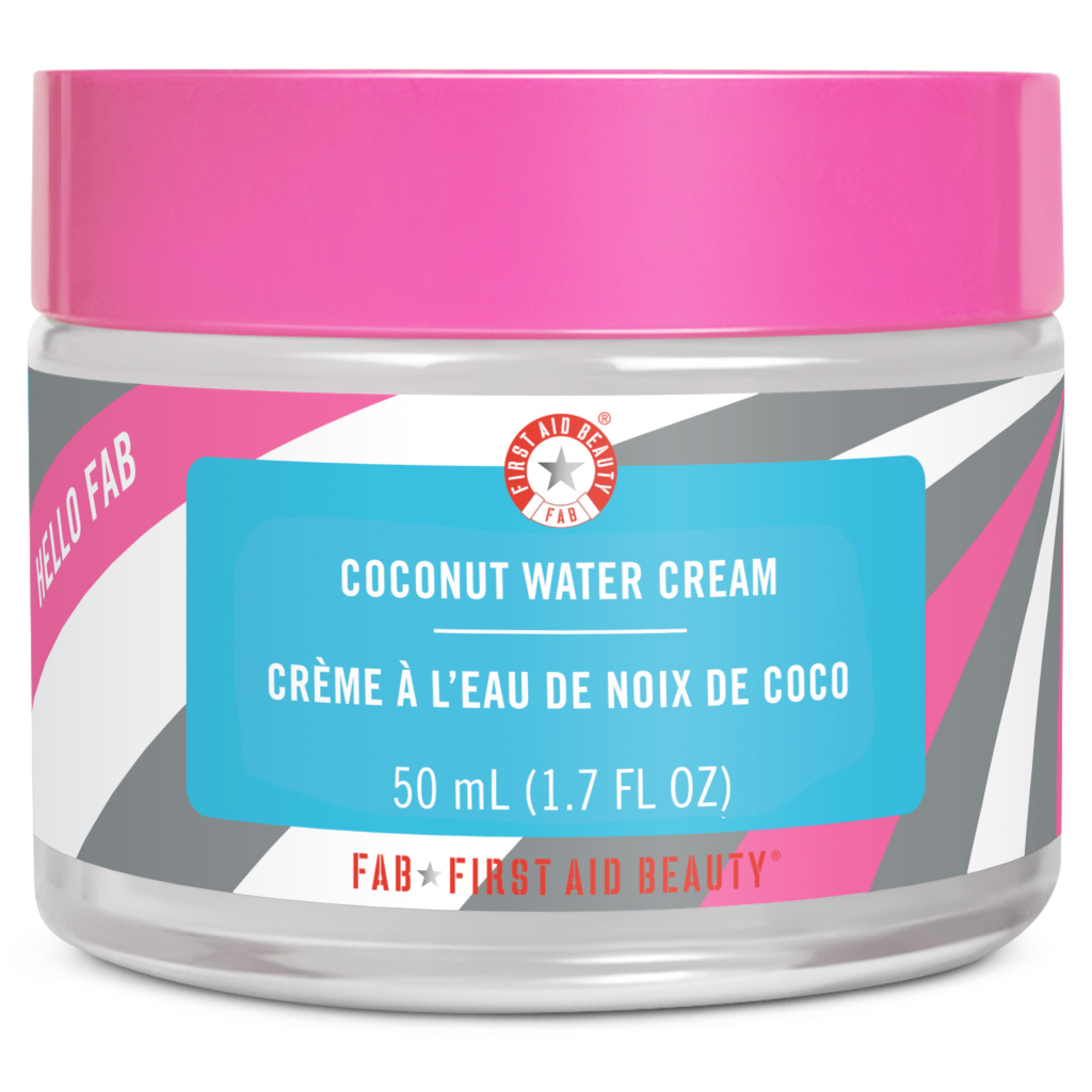 Hydrate with FIRST AID BEAUTY Coconut Water Cream