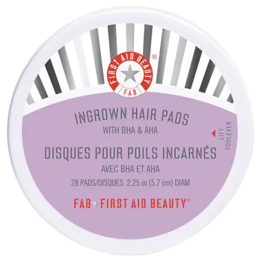 FIRST AID BEAUTY Ingrown Hair Treatment Pads - 28 pads