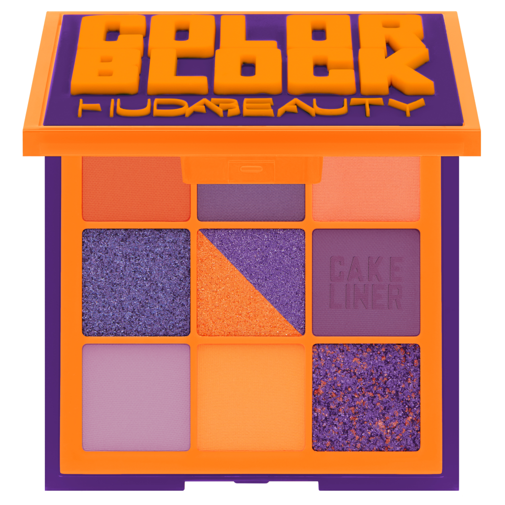 Huda Beauty Color Block Obsessions Eyeshadow Palette Orange & Purple