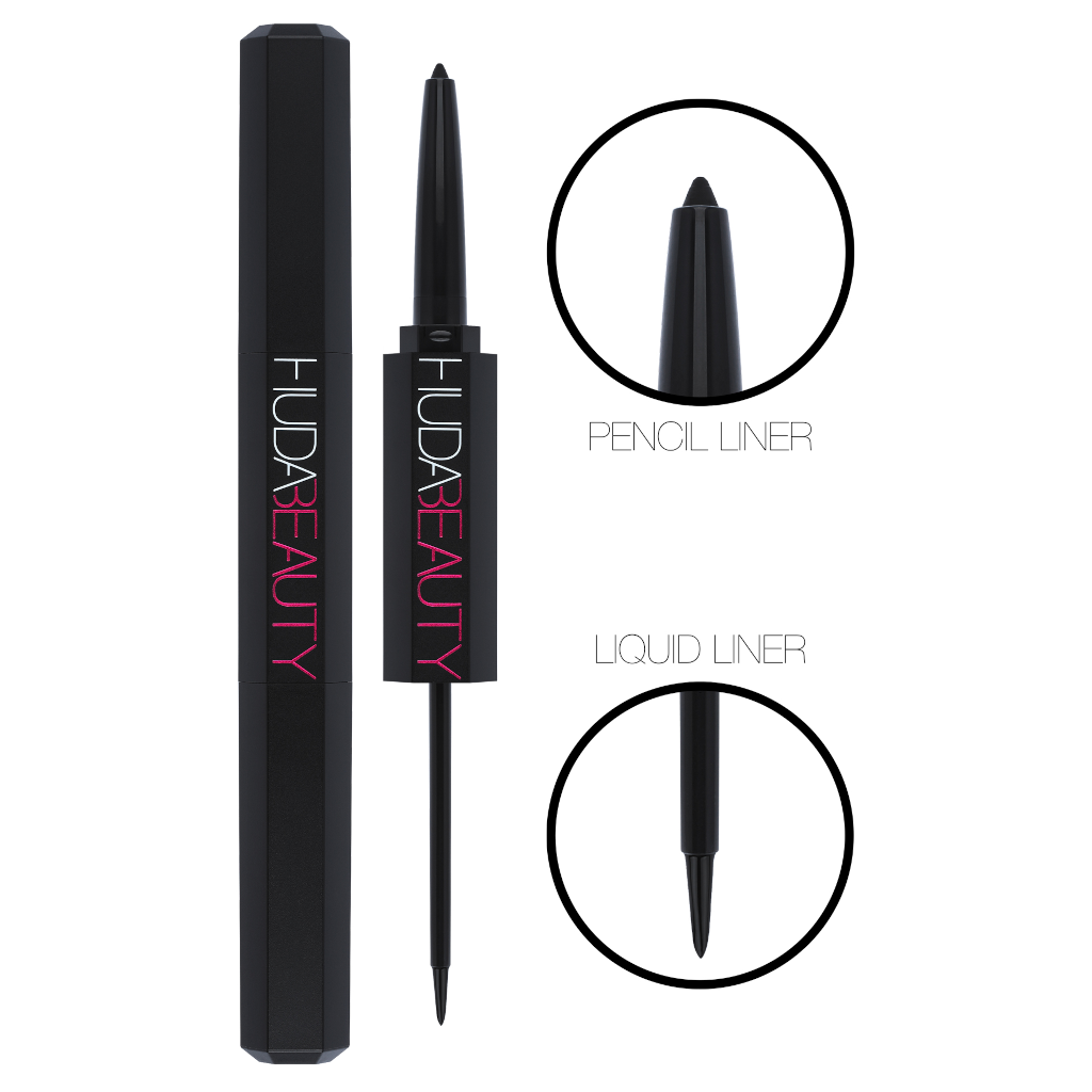Huda Beauty Life-Liner Duo Pencil & Liquid Eyeliner - Very Vanta 0.023g