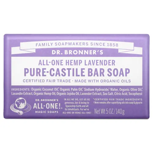 Dr. Bronner's Castile Bar Soap - Lavender 