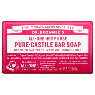 Dr. Bronner's Castile Bar Soap - Rose