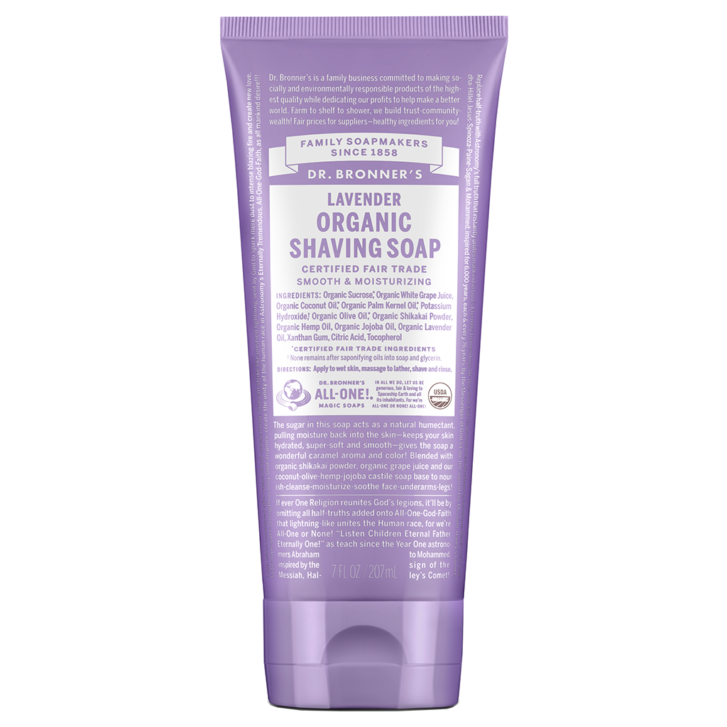 Dr. Bronner's Organic Shaving Soap - Lavender