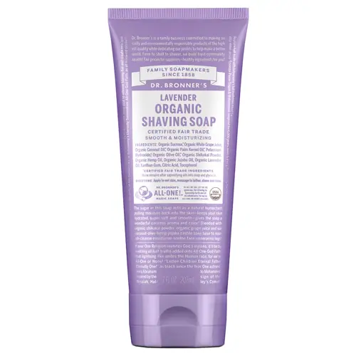 Dr. Bronner's Organic Shaving Soap - Lavender