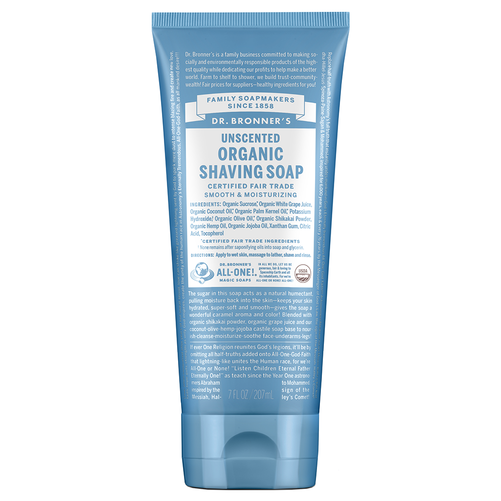 Dr. Bronner's Organic Shaving Soap - Unscented